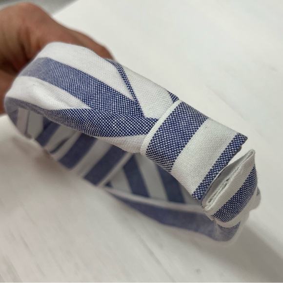 NWT ⚜️💙⚜️ Piper K Gorgeous Blue Striped Headband - Picture 9 of 10